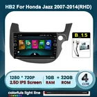 Автомагнитола на Android 10 с GPS-навигацией, мультимедийный плеер для Honda Fit Jazz RHD 2008, 2009, 2010, 2012, 2013, головное устройство, автомагнитола, стерео