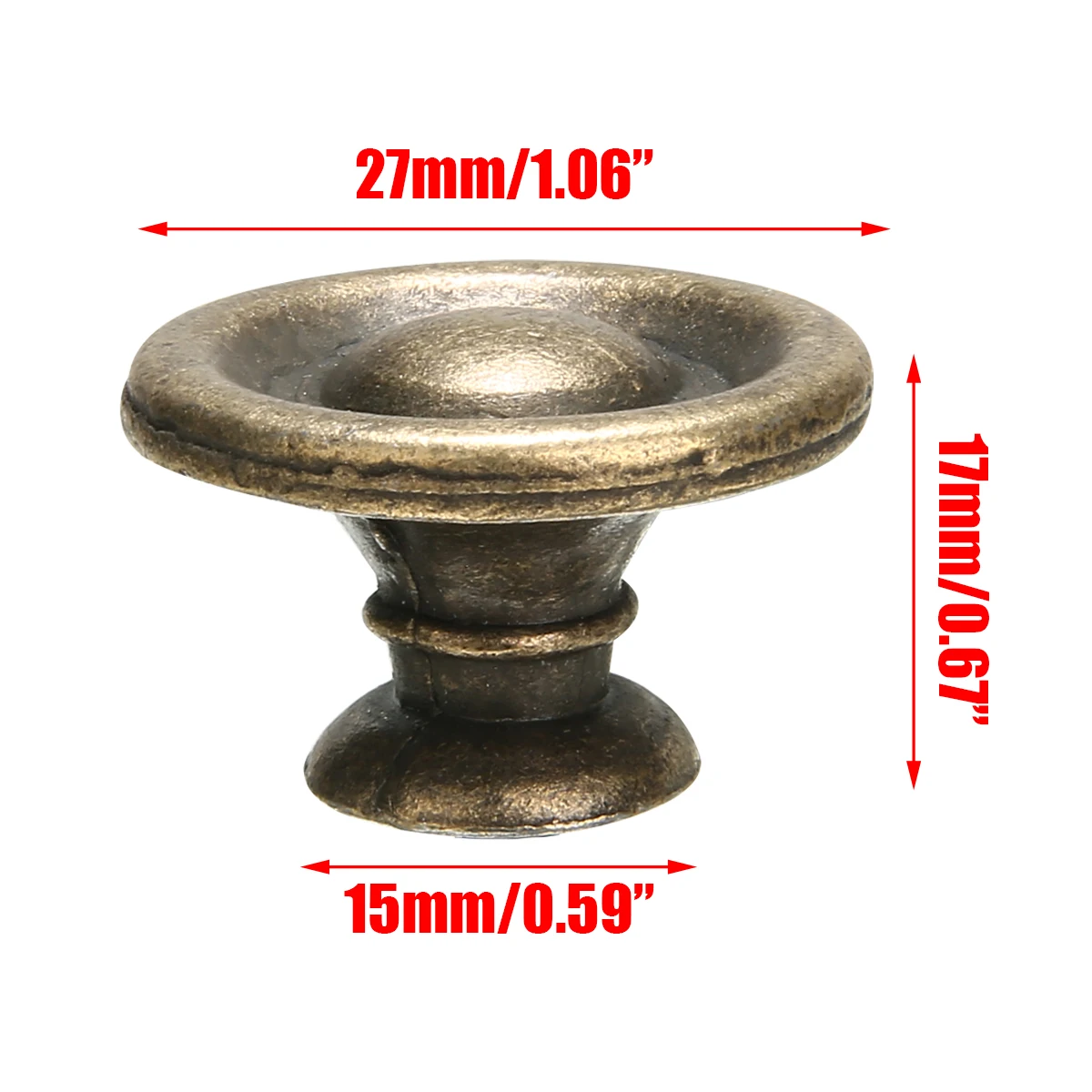 10 шт. антикварные латунные ручки шкаф двери Ящики Ручка для шкафа мебельная