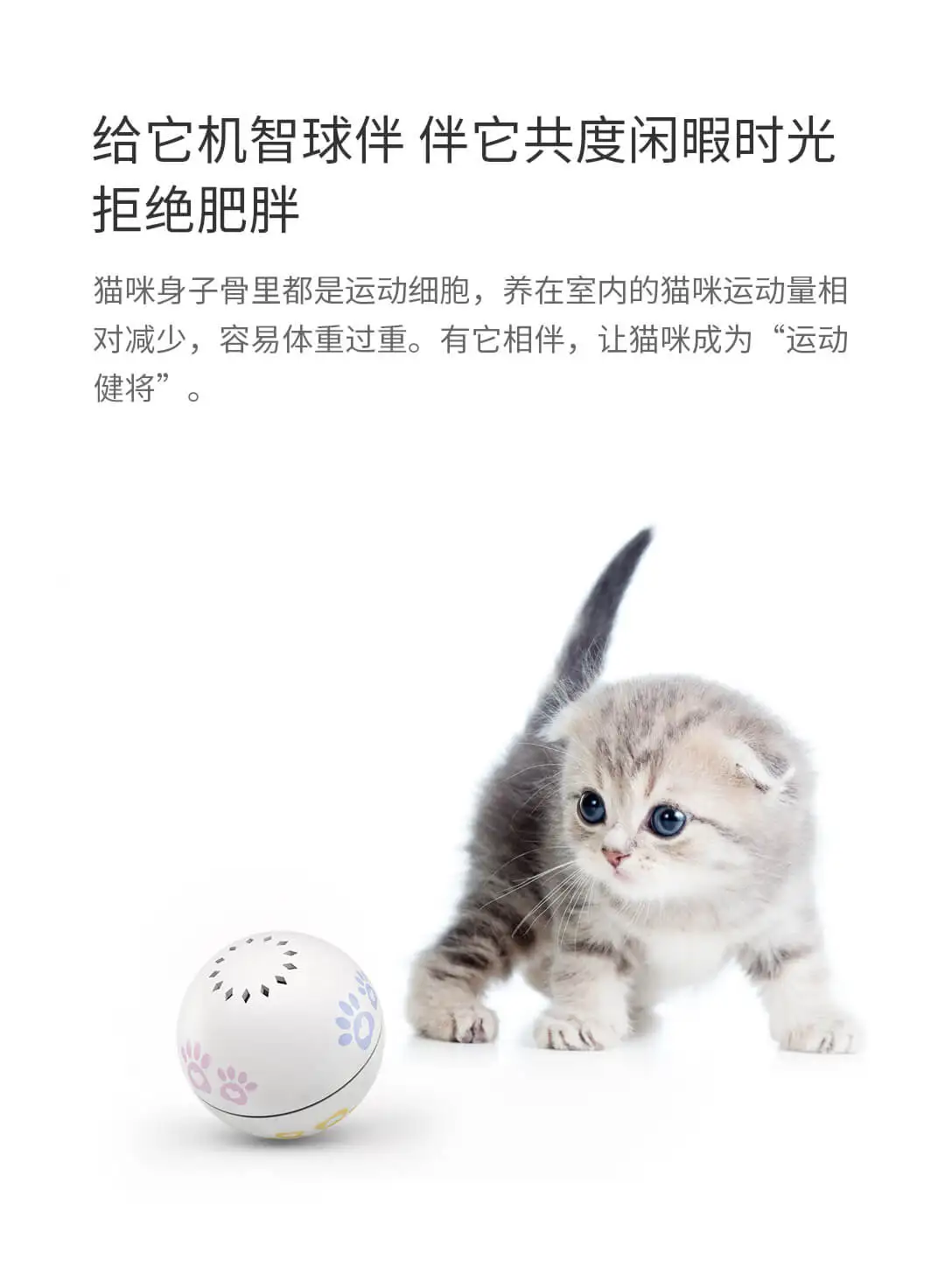 Xiaomi Petoneer Pet smart companion игрушка для кошки в виде шара Встроенная кошачья коробка неправильная прокрутка забавный кот артефакт Умная игрушка для домашних животных