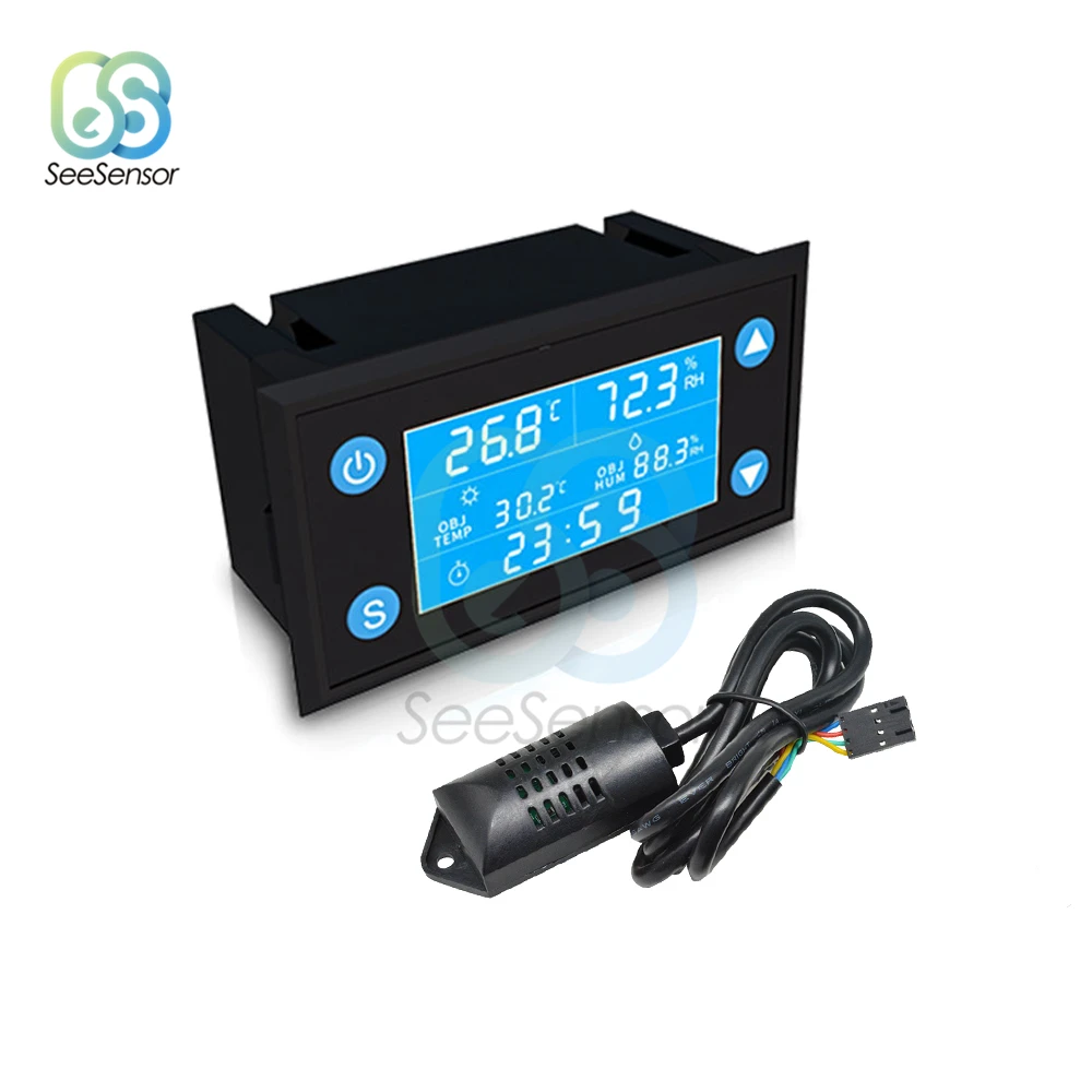 Цифровой регулятор температуры и влажности термостат для холодильника