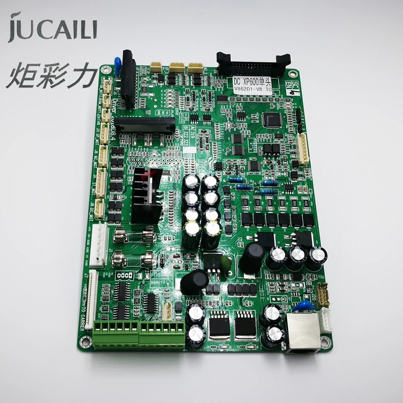 jucaili large printer xp600 upgrade board kit for dx5dx7 convert to xp600 double head conversion kit for uveco solvent printer free global shipping