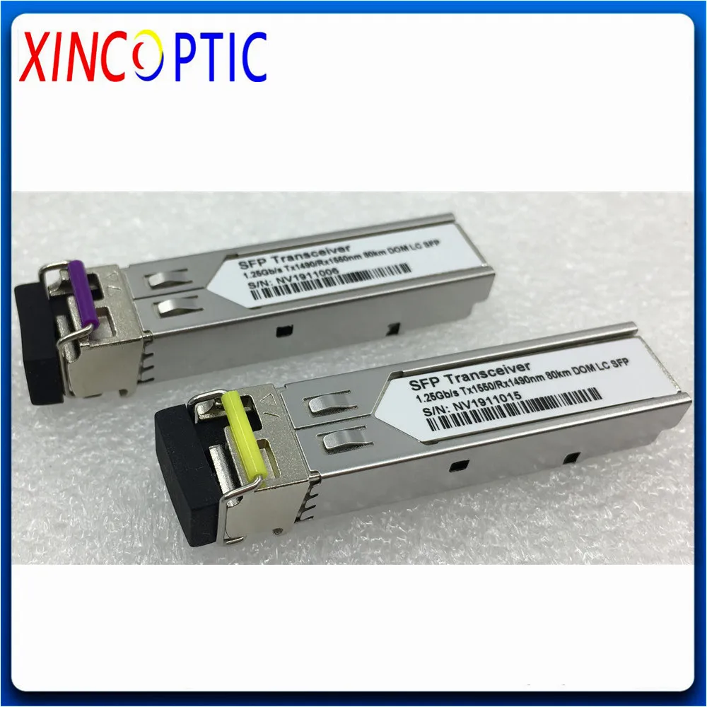 1 пара 25G 1310/1 25 нм 40 км DDM LC BIDI SFP и 1490G Одномодовый Simplex WDM /Нм 80KM