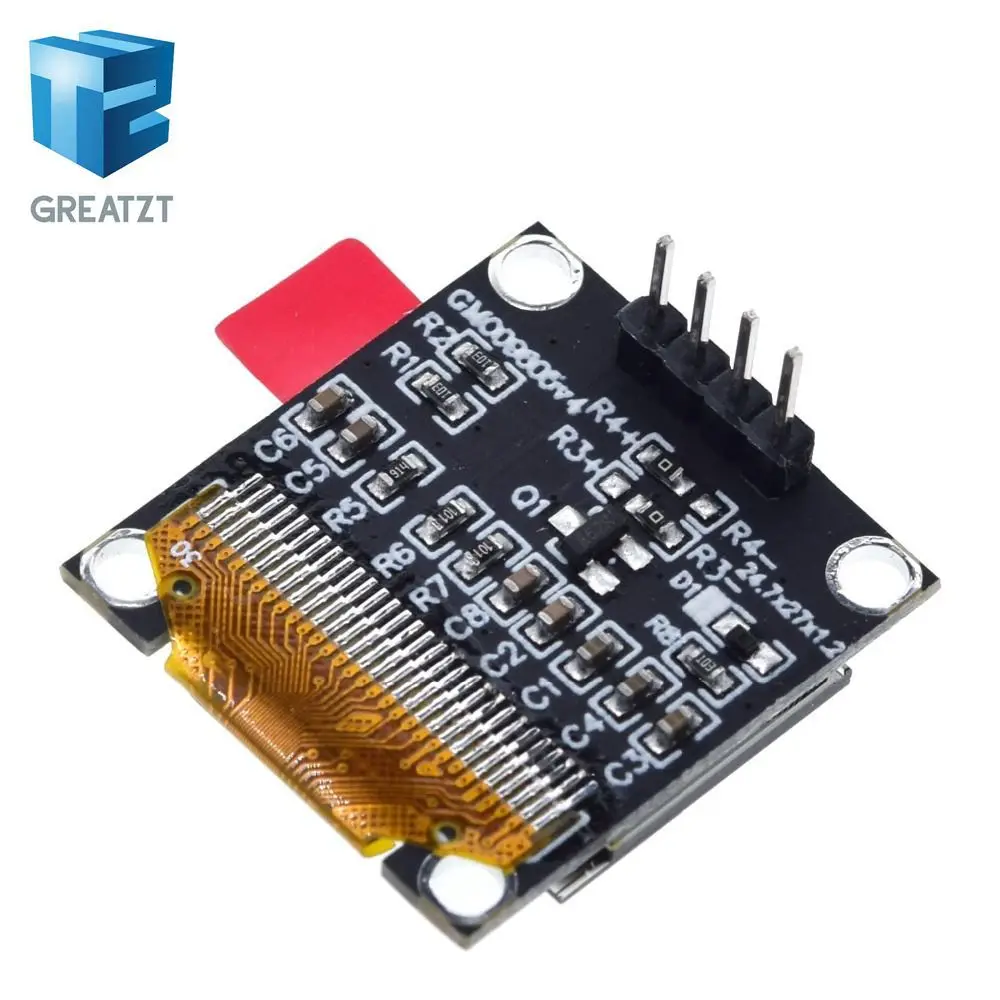 0,96 дюймов IIC Серийный желтый синий OLED дисплей модуль 128X64 IEC SSD1306 12864 плата с ЖК-экраном GND VCC SCL SDA 0,9" для Arduino