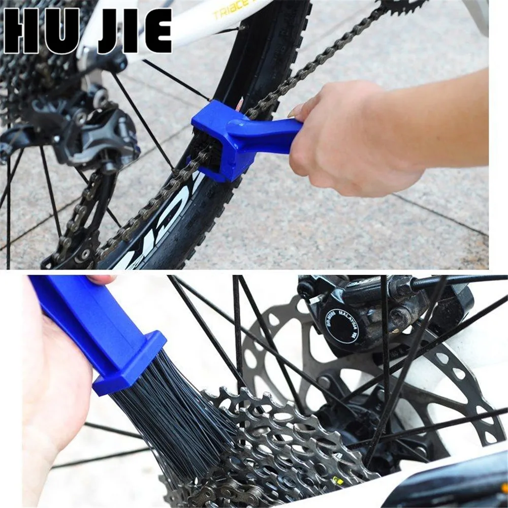 

New Motorcycle Plastic Bike Chain Cleaner Cleaning Maintenance Brush Cycle Brake Remover Bicycle Accessories For KTM For YAMAHA