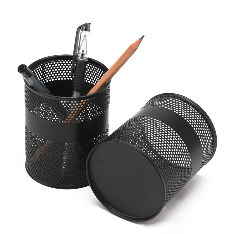 Чашки для ручек 6 упаковок черная сетка настольный карандаш ручка держатель