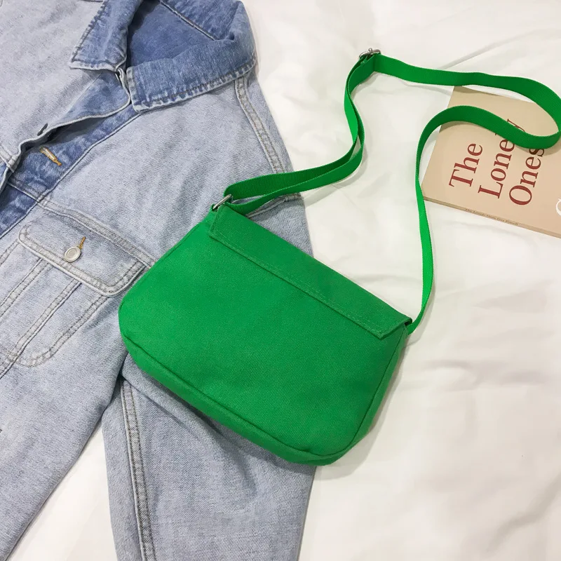 Холщовая Маленькая женская сумка 2020 новая Корейская версия Улица Сезам через
