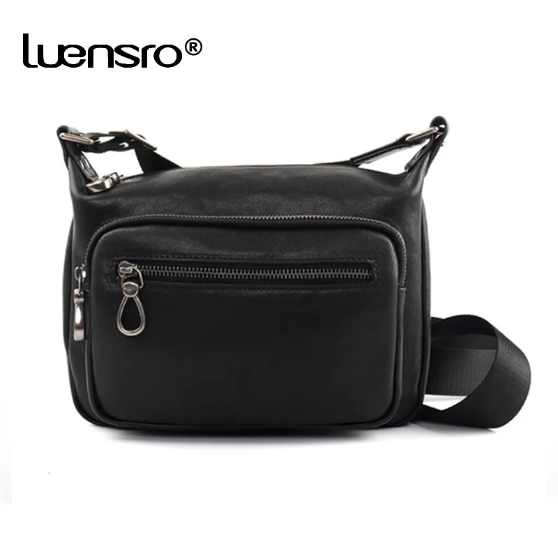 Новые повседневные мужские сумки из натуральной кожи маленькая сумка на плечо