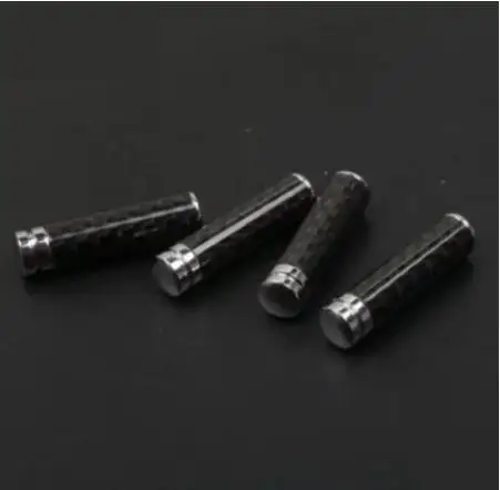 Carbon Fiber Bolt Door Lock Stick Pin Cap Case Car Accessories for Dodge Charger Ram 1500 Challenger Jeep Grand Cherokee Caravan |
