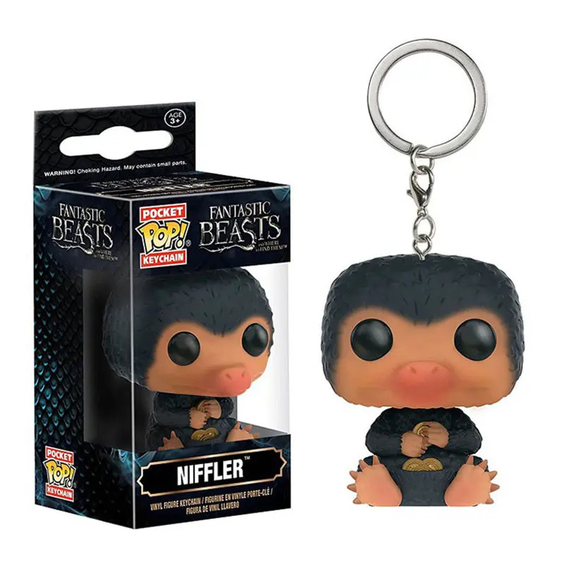 FUNKO POP Cartoon Niffler Pickett Thestral Карманный Брелок Виниловая фигурка Коллекция Модель