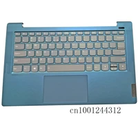 new 5cb0y88640 for lenovo ideapad 5 14are05 5 14itl05 5 14iil05 palmrest keyboard bezel touchpad us backlit no power button