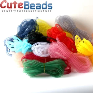 Оптовая продажа, разноцветный сетчатый Браслет 4 мм 5 млот, ювелирные изделия сделай сам с заполненными кристаллами камнями, ожерелье-чокер, новинка 2019