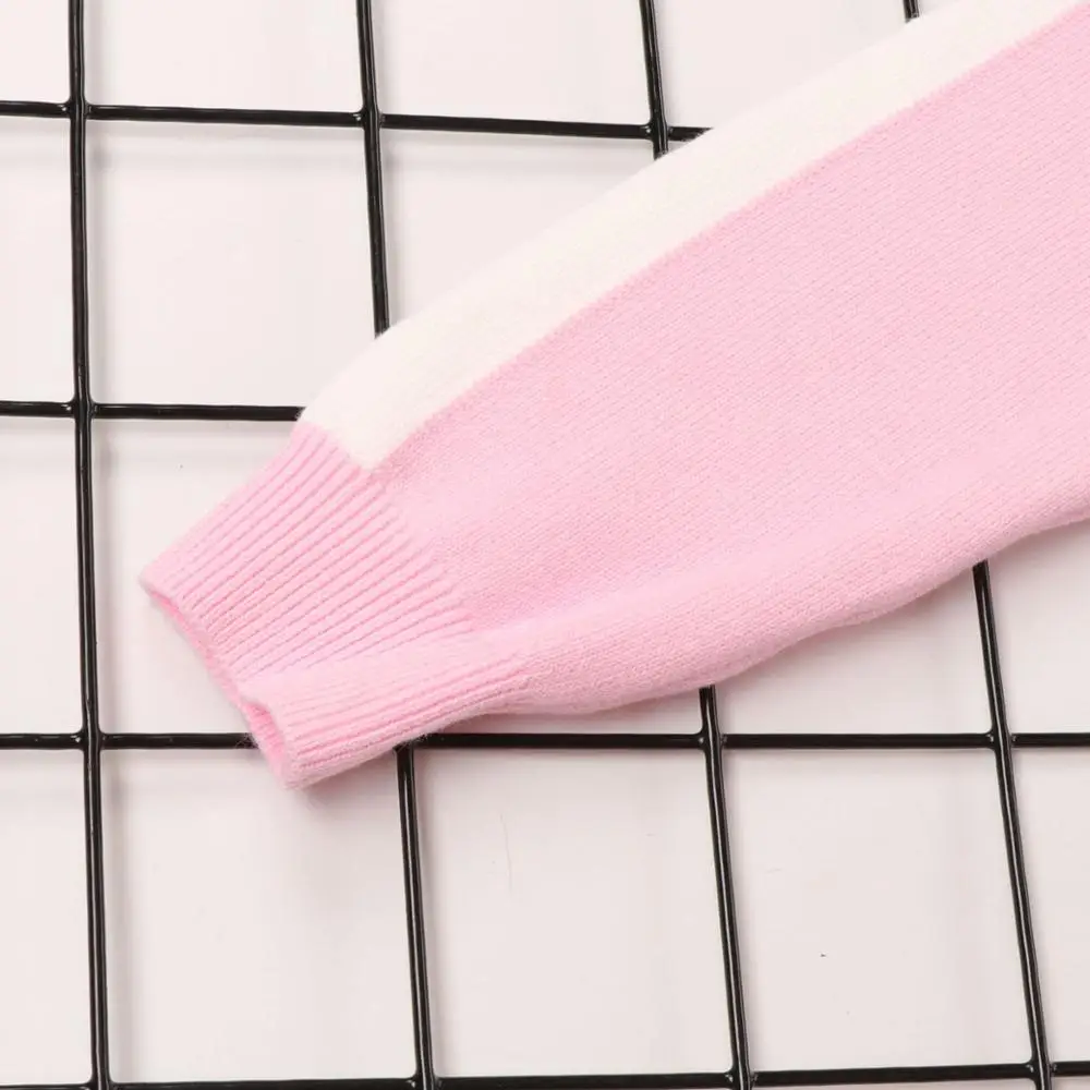 Модный свитер кардиган для девочек тонкие свитера весна осень Детская вязаная