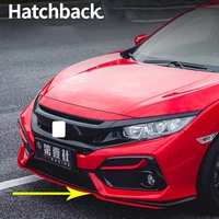 for honda 10th generation civic 2021 hatchback front lip front spoiler civic si front lip front diffuser exterior sticker trim