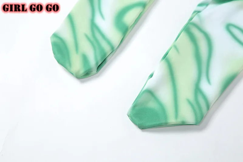 

leggings women gym clothing fitness green printing high waist trackpants bodycon sportswear trousers active feet pants capris