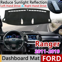 for ford ranger t6 2011 2012 2013 2014 2015 2016 2017 2018 2019 anti slip mat dashboard cover pad sunshade dashmat accessories