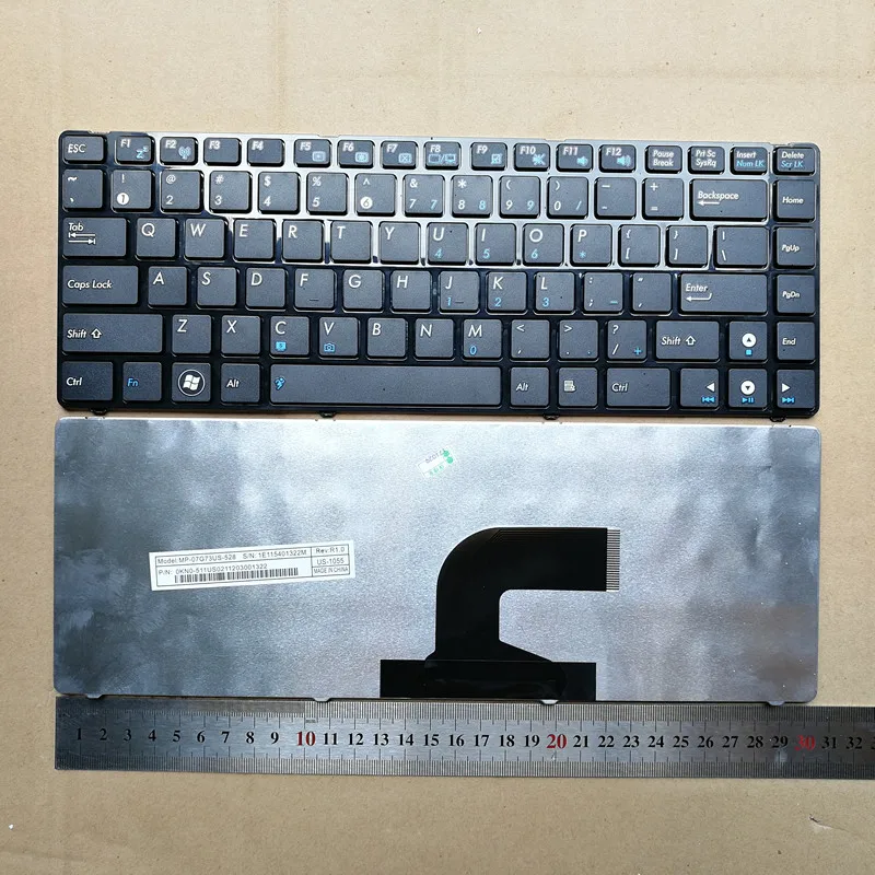 

US New for ASUS K43S K43SA A43S A43SA Series Laptop Keyboard V111362ES English black