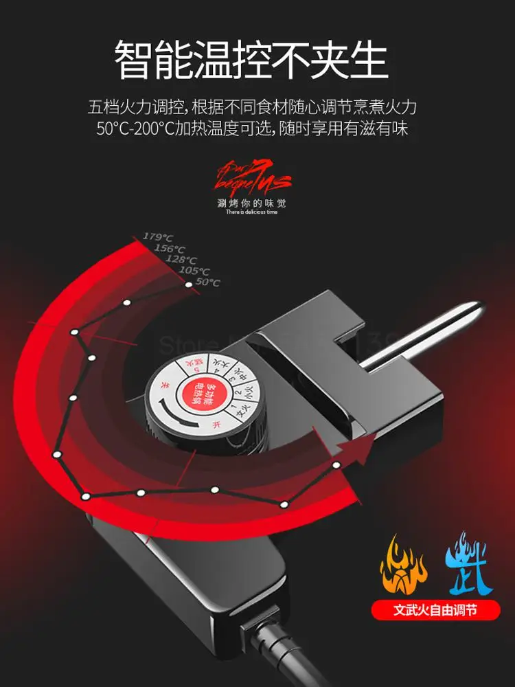 Электрический гриль домашняя Корейская многофункциональная барбекю-машина