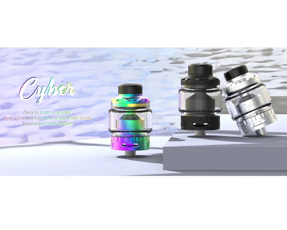 Атомайзер для электронной сигареты с резьбой 510 2 вида впуска воздуха |