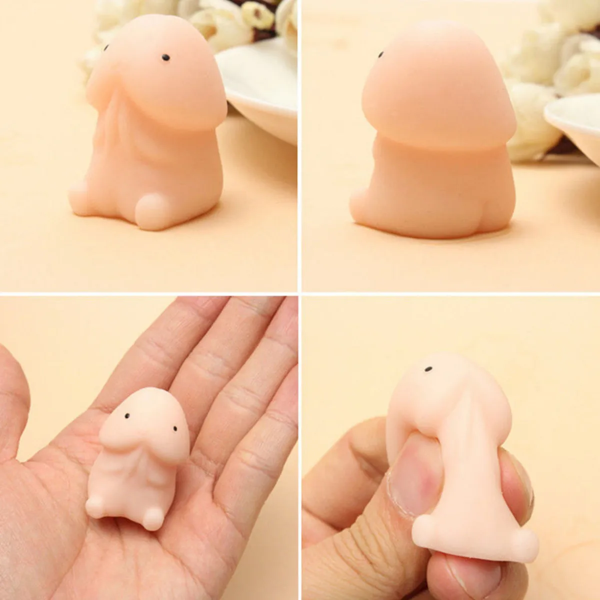

1X Mochi Dingding Squishy Focus Squeeze Abreact Healing Toy Fun Joke Gift