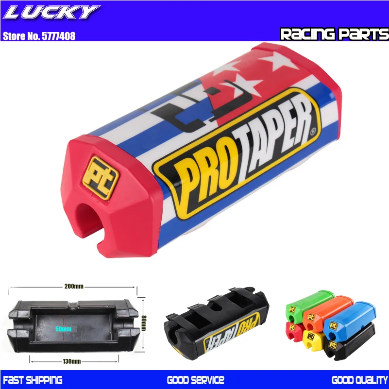 2.0 Square Handlebar Bar Pad Fat Chest Protector Cross fit 1-1/8 Handle Motorcycle Dirt Bike Pit | Автомобили и мотоциклы