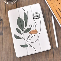 abstract painting for air 4 ipad air case pencil holder 10 2 8th 2020 7th 12 9 pro 2020 mini 5 9 7 cover silicone pro 11 funda