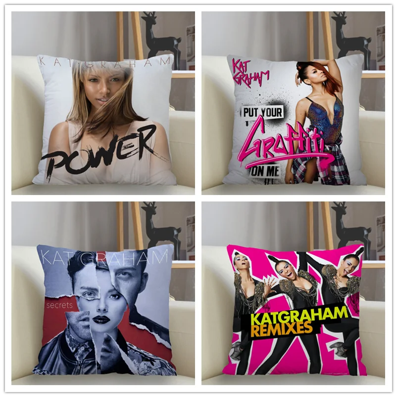 

Musife Custom Kat Graham Pillowcase Home Decoration 45*45cm Zipper Square Pillowcase Throw Pillow Cover Drop Shipping