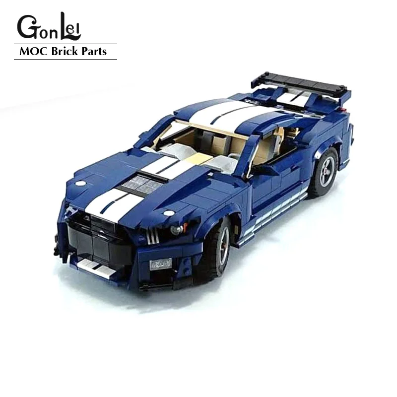 

NEW MOC- 10265 Mustang Shelby GT500 Building Block Car Bricks F150 Raptor Classic Pickup Assembled Model DIY Toys Birthday Gifts