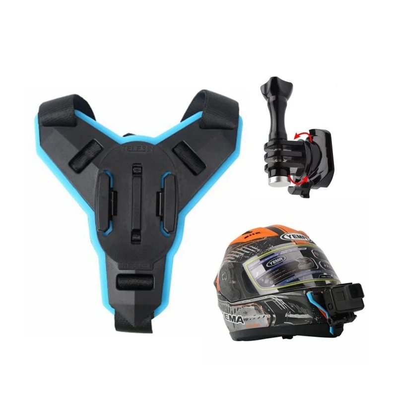 Аксессуары для Gopro Hero 9 8 7 5 мотоциклетный шлем передний подбородок фиксированный