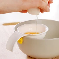 1pcs creative egg white separator with bowl edge silicone buckle egg white egg yolk filter egg scoop kitchen baking gadget