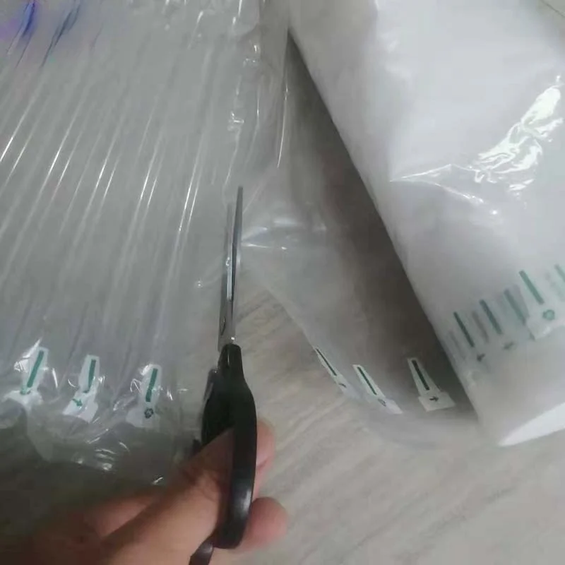 Bolsa de burbujas inflable para columna de aire, amortiguador de log&iacute;stica a prueba de golpes, coj&iacute;n de embalaje, rollo de pel&iacute;cula protectora, al por mayor-4