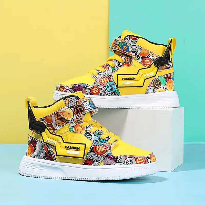 Повседневная детская обувь MWY с высоким верхом дышащие мягкие кроссовки для