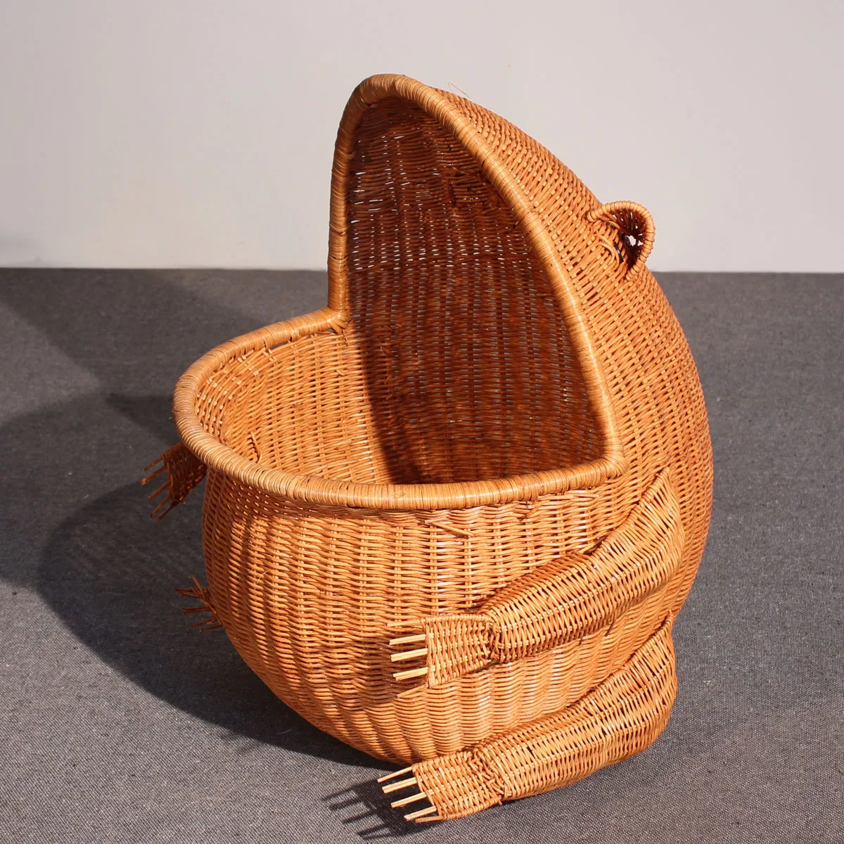

zq Rattan Handmade Ornaments Rattan Woven Rattan Handmade Sundries Basket Storage Box Basket