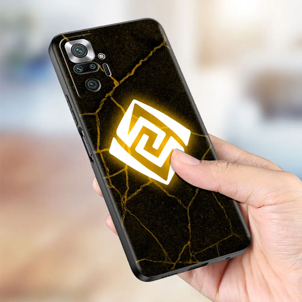 Fashion Case for Xiaomi Redmi Note 9S 9 8 7 8T 9T 10 9C 9A 7A 6A 8A K40 Pro Soft Phone Funda Cover Genshin Impact Anime Cover