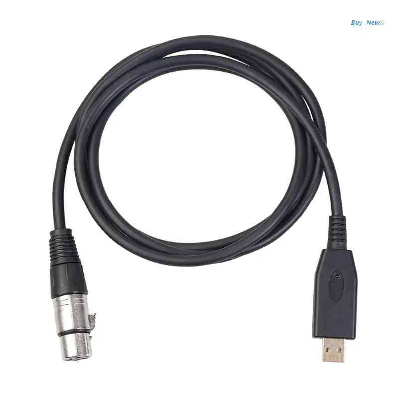 

20CE USB Mic Wire Universal Compatible USB2.0 Plug Mic Cable Plug and Play
