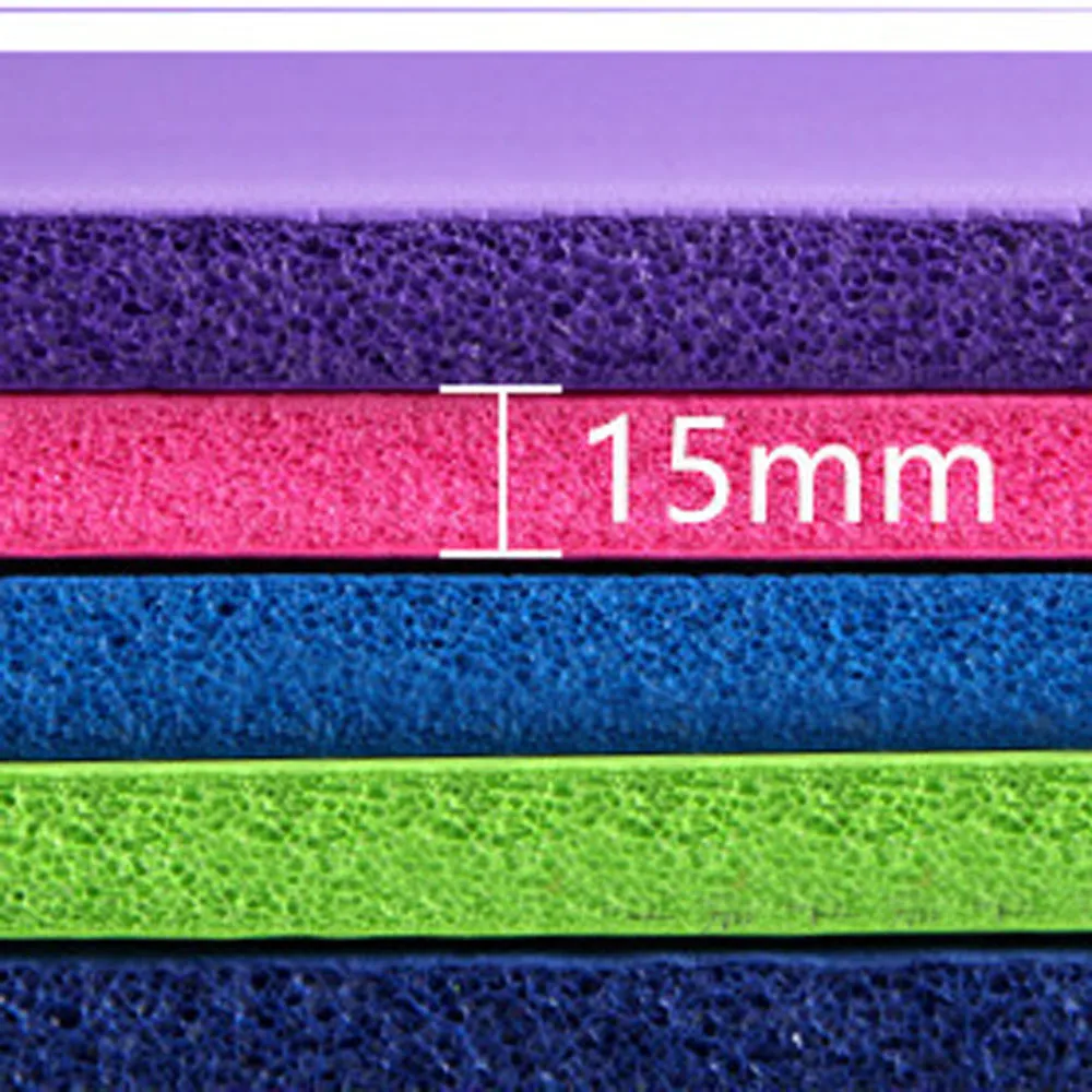 Прочная Циновка для йоги толщиной 15 мм нескользящий коврик фитнеса похудения