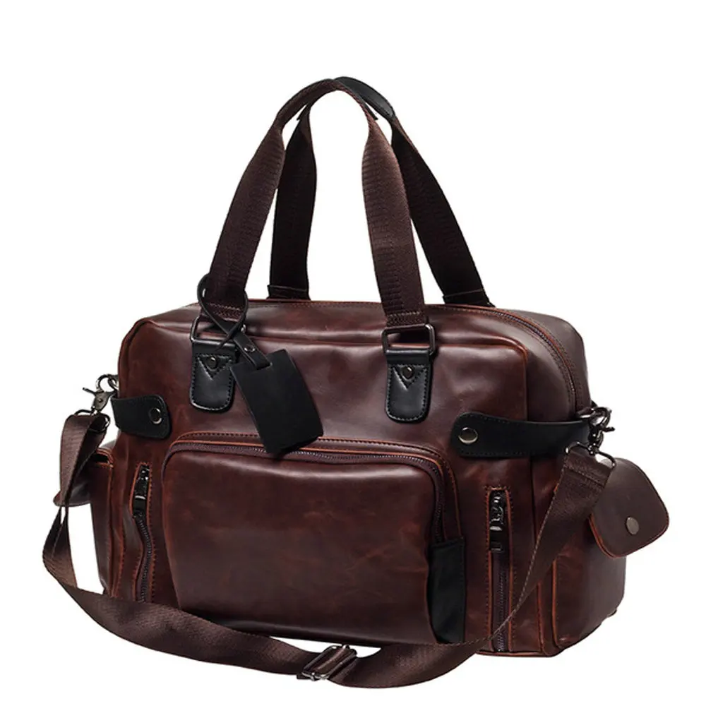 

New fashion Men's Bags Trend Retro Men's File Computer Tote Casual Shoulder Crossbody Bags High capacity bags B45-73