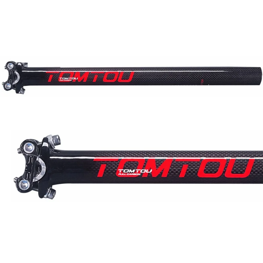 Велосипедный руль TOMTOU из углеродного волокна комплекты для руля 3k + подседельный