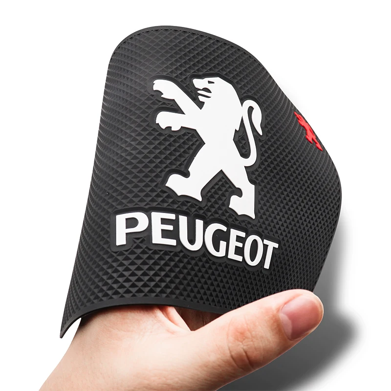 

high quality Car Anti Slip Mat Phone Holder for PEUGEOT- RCZ 108 208 301 308 407 2008 3008 5008 Rifter TRAVELLER car accessories