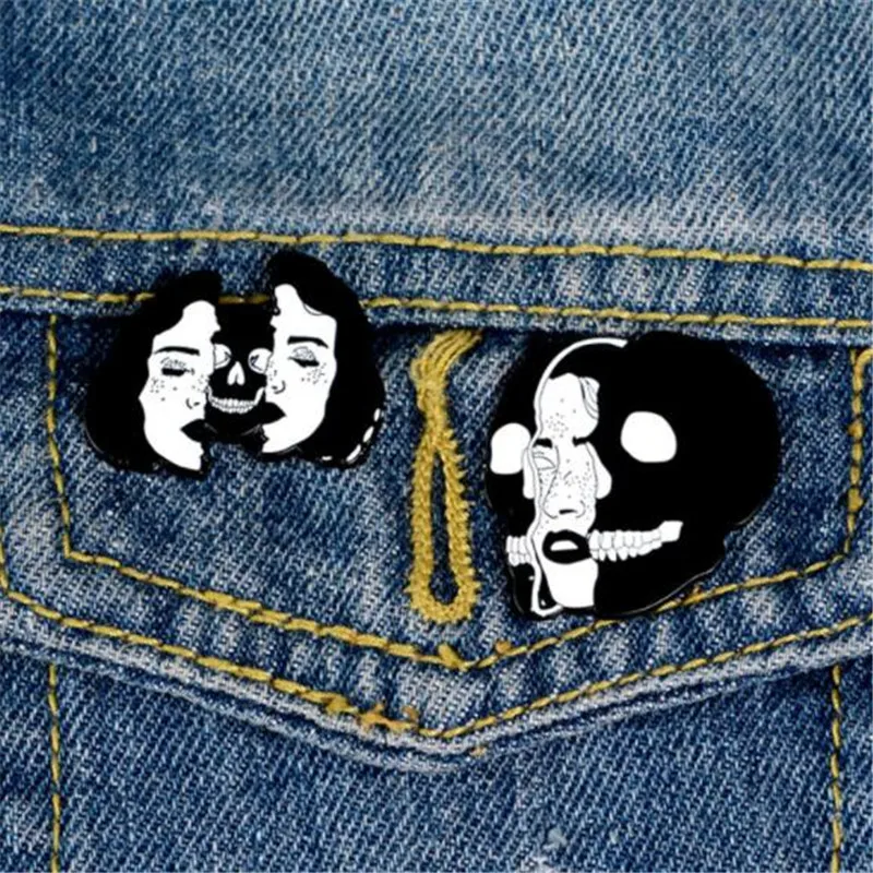 Новый металлический значок ведьмы одежда куртка футболка украшения аксессуары