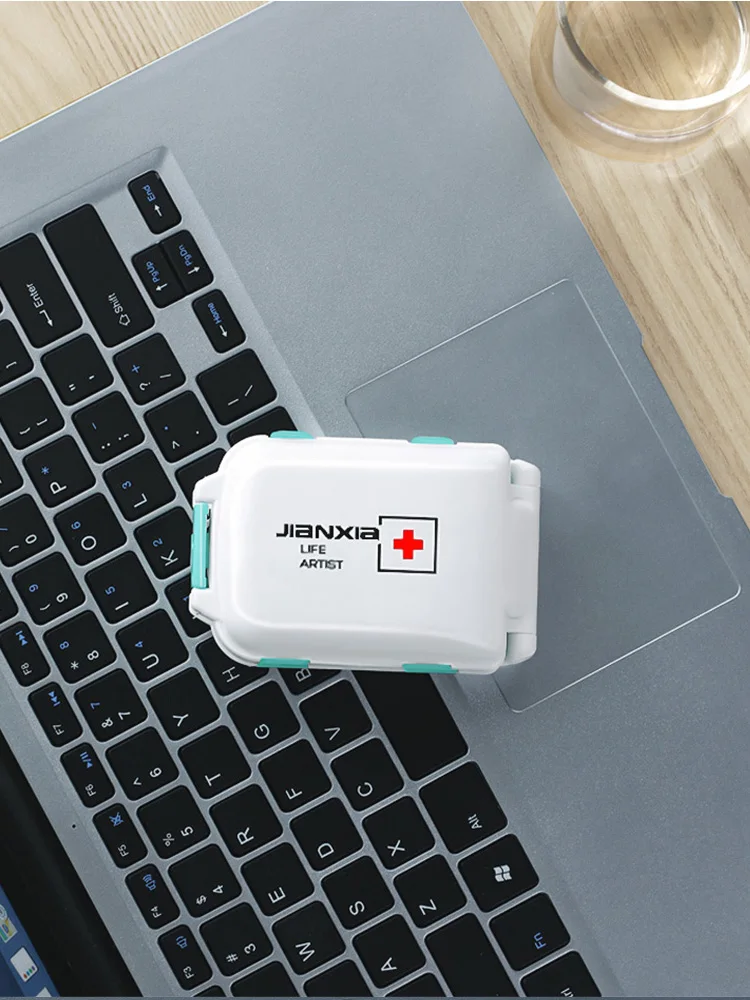 Контейнер для таблеток JOYBOS 8 ячеек органайзер дорожный разделитель лекарств