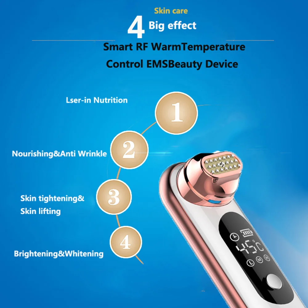 Эффективный прибор для ухода за кожей Электрический лифтинг лица разглаживает