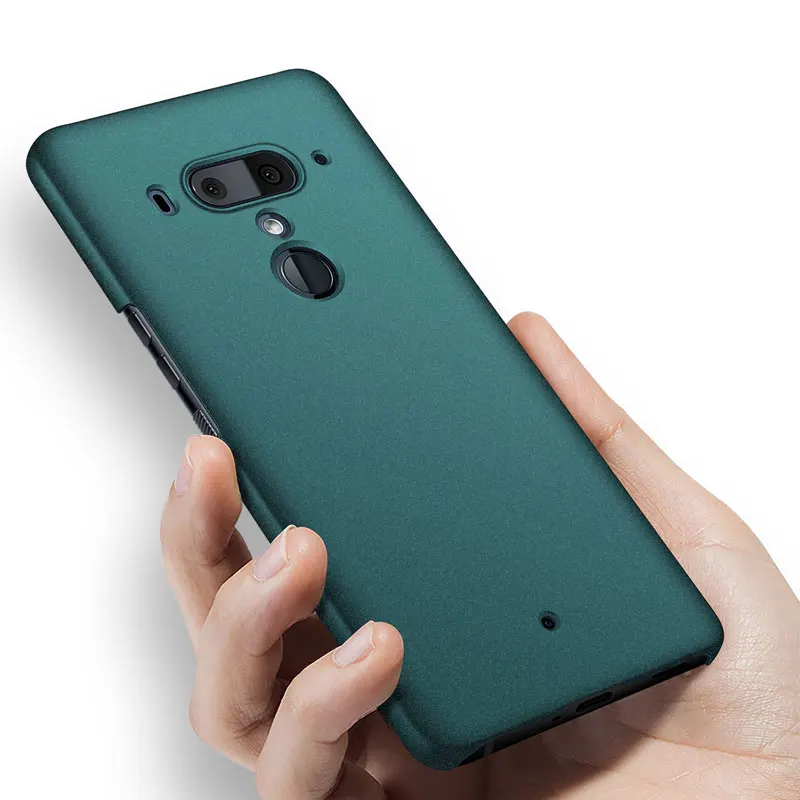 Чехол для HTC U12 Plus Роскошный Матовый Жесткий ПК чехол U11 Plus/U11 задняя крышка