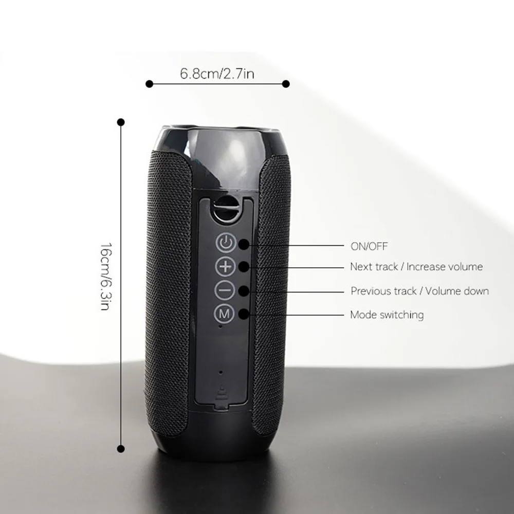 Bluetooth компьютерные колонки водонепроницаемый портативный уличный динамик FM