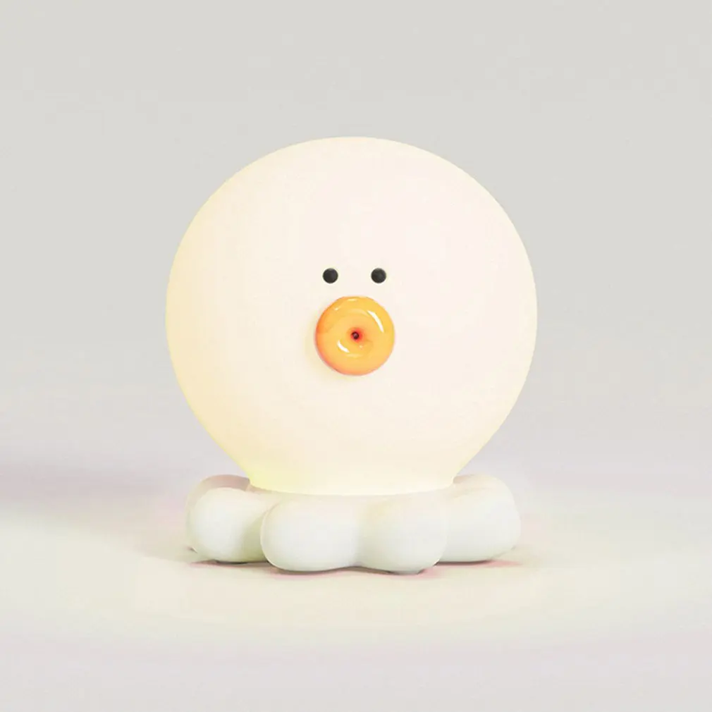 Ночник светодиодный силиконовый осьминог цветной светильник прикроватный для