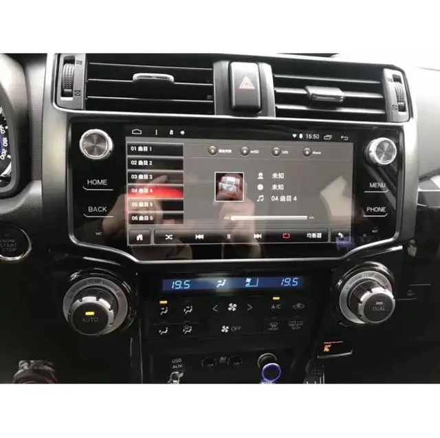 Автомобильный радиоприемник 10 1 дюйма 128 ГГц для Toyota 4runner 2009-2019 Android GPS-навигация