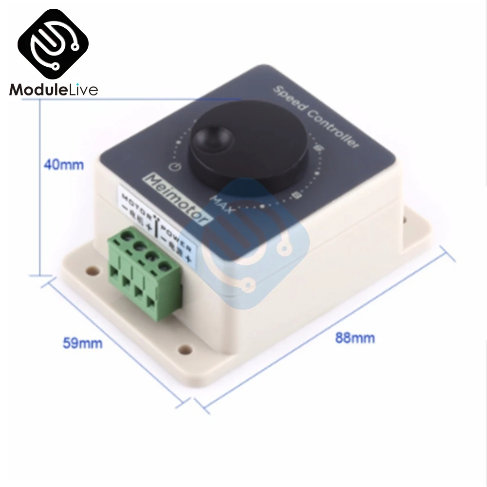 10 В-60 В постоянного тока регулятор скорости 20А импульсный ШИМ Ширина модулятор