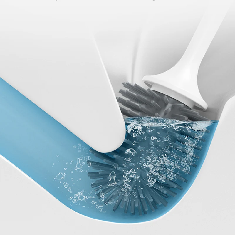 ONEUP термопластичная резиновая щетка для унитаза с длинной ручкой и мягкой