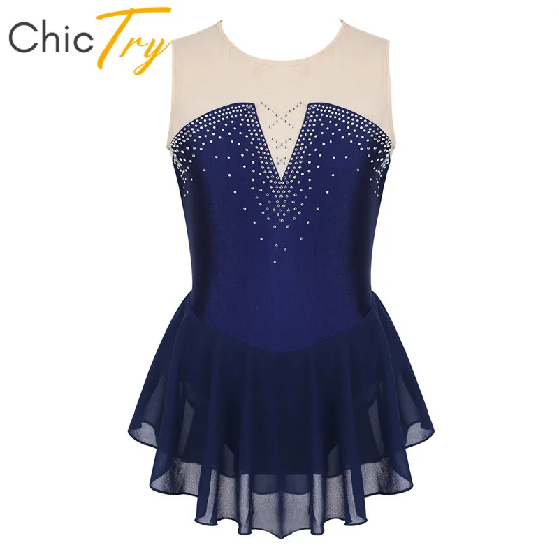 Детские блестящие стразы в сетку для девочек подростков танцевальная одежда