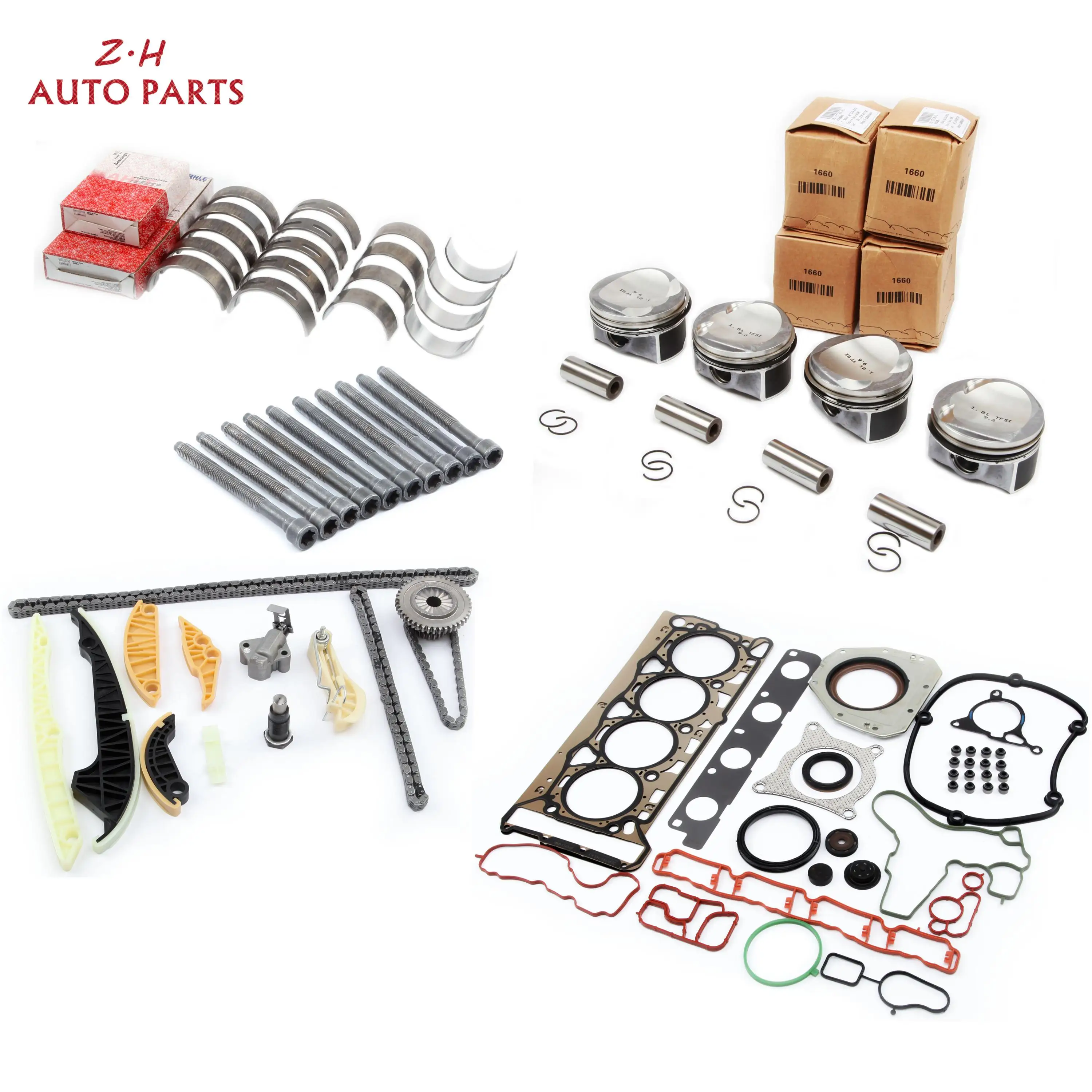 Комплект для ремонта двигателя Audi A3 A4 TT VW Passat CC Golf 1 8 TFSI CDAA Skoda 06H 107 065 BD комплект