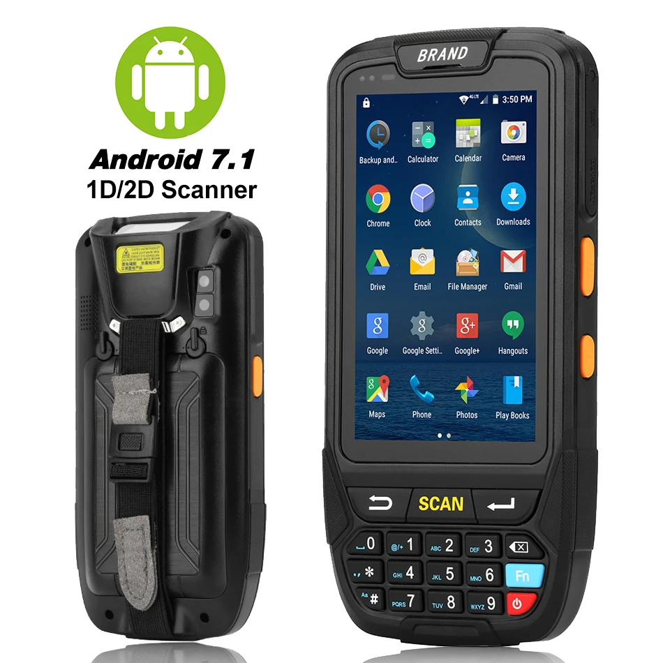 Android 7 0 PDA POS портативный терминал поддержка GPS GPRS Wifi Bluetooth 4G Mobile 1D 2D считыватель